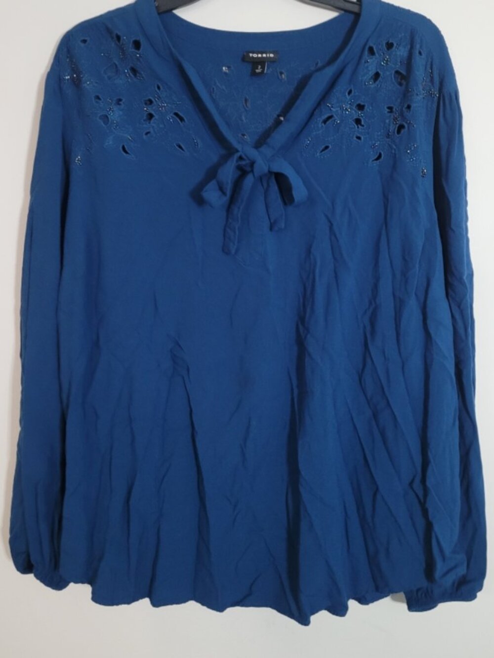 Torrid Top 2X Teal Blue Top